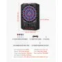 VEVOR Diana Electrónica 342,9 mm, con 45 Juegos y 474 Variantes para hasta 8 Jugadores, PP y ABS, 6 Ejes de Dardos con Plumas y 50 Puntas de Dardos de Repuesto, Pantalla LED de Color para Críquet