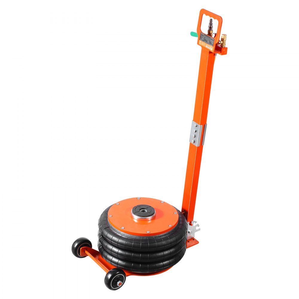 VEVOR pneumatic car jack, adjustable 5-ton air jack with raised column, easy-to-lift and space-saving jack with thick rubber pad and long handle, for sedan, SUV, and pickup truck