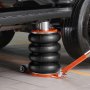 VEVOR Pneumatic Car Jack, Adjustable 6-ton Air Jack with Raised Column, Easy-to-Lift and Space-Saving Jack with Thick Rubber Pad and Long Handle, for Sedan, SUV, and Pickup Vehicles