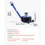 VEVOR Gato Neumático para Coches 6 T, 4 Capas con Columna Elevada, Manivela Ajustable y Almohadilla de Goma Gruesa, Elevación 170 a 583 mm, para Coches, SUV y Camionetas, 1220 x 325 x 170–583 mm