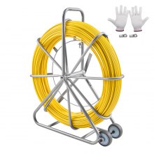 VEVOR Cinta de Pescado de Fibra de Vidrio Longitud de 200,09m Diámetro de 7,94mm