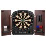 VEVOR Juego de Tablero de Dardos y Gabinete, Paquete Listo para Jugar Juego de Gabinete de Dardos, Oculto con Puntuación Electrónica, Fácil Montaje, Completo con Todos los Accesorios, Φ 34,3 cm
