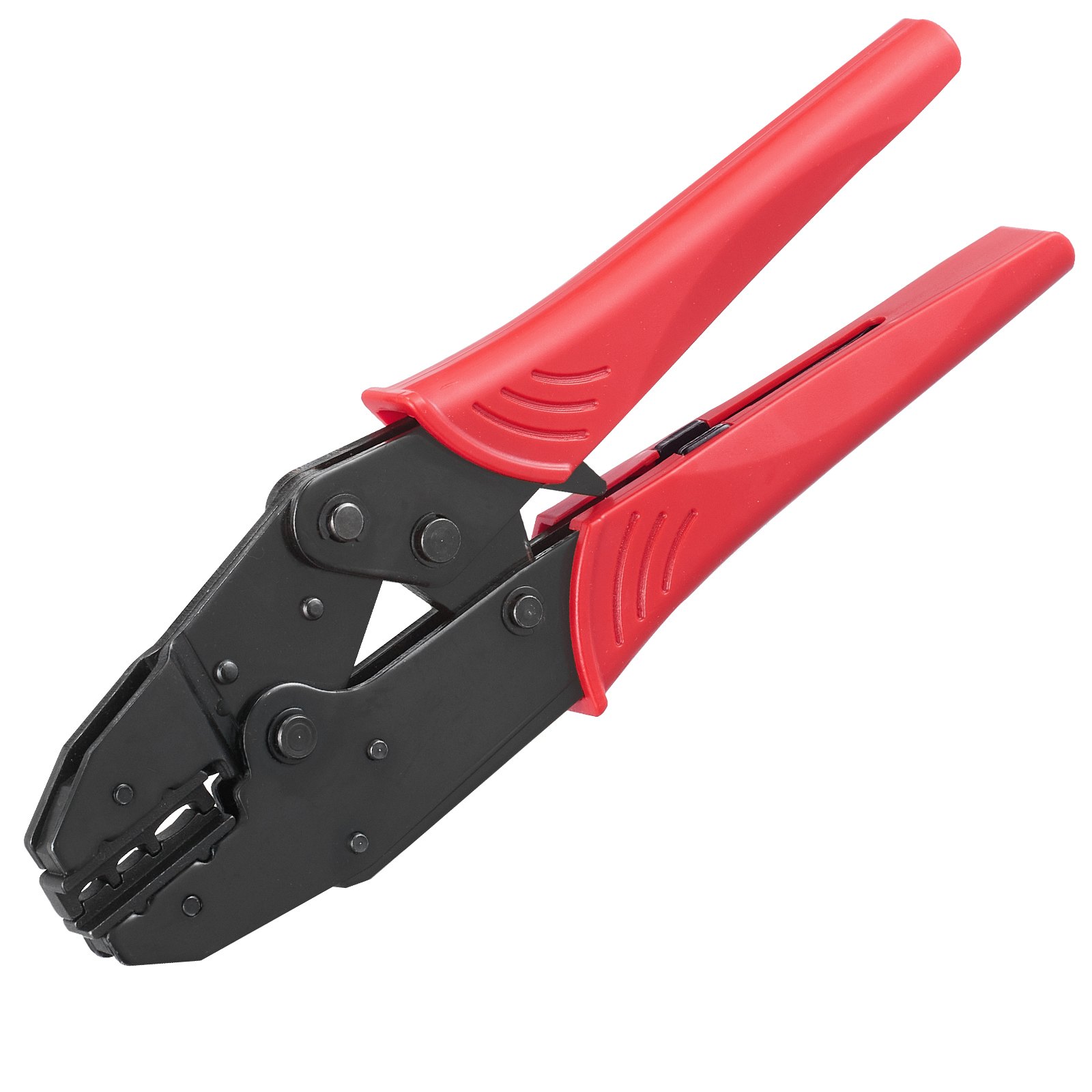 VEVOR Alicates para Prensar 0,5-6 mm² Herramienta para Prensar Terminales Aislados de Nylon AWG22-10 Máquina para Prensar Clavijas de Cable con Par de Guantes Pelacables 210 Tubos Termorretráctiles