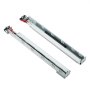 VEVOR Guías para cajones, 10 pares de guías de bolas para cajones 533,4 mm Cierre suave y silencioso 45,4 kg Riel guía de acero de montaje lateral inferior con cerradura para gabinete de cocina