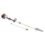 VEVOR Motosierra de Pértiga a Gasolina, Motosierra Inalámbrica de 25 cc y 2 Tiempos con Barra de Corte de 20,3 cm, Tanque de Combustible de 650 ml y Extensible de 2-2,74 m para Podar Árboles
