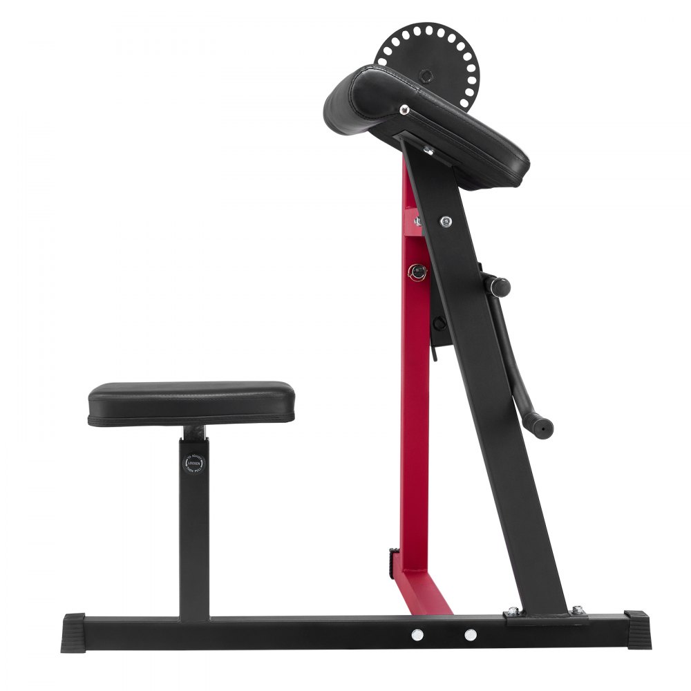 VEVOR Máquina de Curl de Predicador, Máquina de Curl de Bíceps 2 en 1 y de Extensión de Tríceps, Estación de Bíceps Aislada con Brazo Sentado, para Entrenamiento de Fuerza, para Gimnasio en Casa