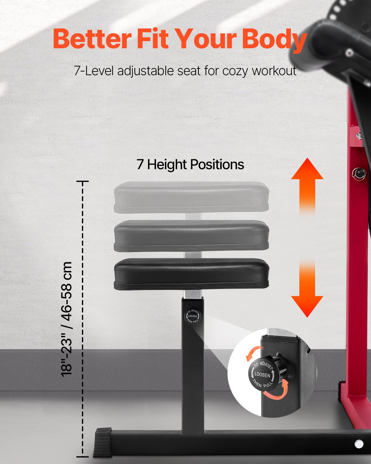 VEVOR Máquina de Curl de Predicador, Máquina de Curl de Bíceps 2 en 1 y de Extensión de Tríceps, Estación de Bíceps Aislada con Brazo Sentado, para Entrenamiento de Fuerza, para Gimnasio en Casa