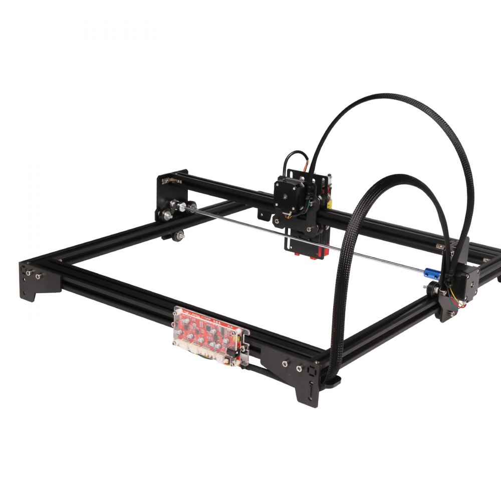 VEVOR Laser Engraving Machine, working area 410 x 400 mm, engraving device, 0.02 mm laser engraver, 450 nm engraving milling, 5.5 W laser cutting machine, 6000 mm/min. Suitable for wood, metal, acrylic.