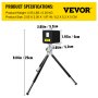 VEVOR Grabadora Láser Aleación de Aluminio Cortadora Láser JPG / BMP / PNG / Código G Máquina de Grabado CNC y Trípode para Grabar Varios Materiales, como Papel, Tela, Madera, Cuero, Fieltro, Plástico