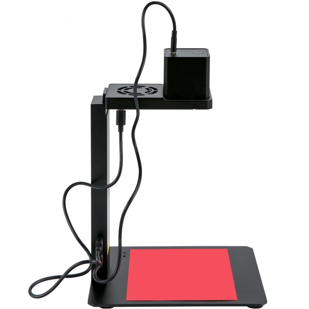 VEVOR Cortadora Láser 100 x 100 mm JPG / BMP / PNG / Código G Máquina de Grabado Láser Portátil con Soporte de Enfoque Automático Mini Grabador Láser para Varios Materiales, como Papel, Tela, Madera