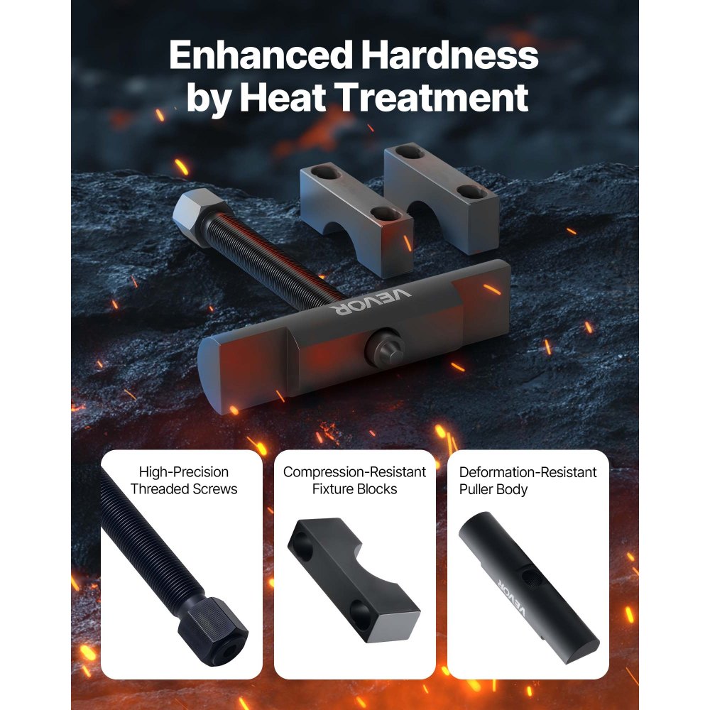 VEVOR Extractor de Horquilla de Alta Resistencia para Camiones y Equipos de Transporte de Clase 6 a 8, Resistente a la Corrosión y al Desgaste, Kenworth, Peterbilt, Freightliner, Mack y Volvo