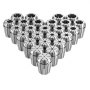 VEVOR ER32 Collet Set 1/16"-13/16" 25 Piece ER32 Spring Collet Chuck Set, for Milling Machines & Drill Presses, 0.0008" TIR High Concentricity, Precision Lathe Chuck Tool with Storage Box, Alloy Steel