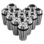 VEVOR ER16 Collet Set 1/16"-13/32" 12 Piece ER16 Spring Collet Chuck Set, for CNC Milling Machines & Drill Presses, 0.0008" TIR High Concentricity, Lathe Chuck Tool with Storage Case, Alloy Steel