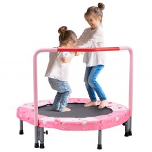 VEVOR Trampolín Plegable para Niños Interiores y Exteriores 955 x 750 mm Rojo