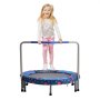 VEVOR Kids Trampoline Outdoor Trampoline 91.44 cm Foldable Trampoline with Handle, Rebounder Trampoline Garden Trampoline for Toddlers, Birthday Gift for Children 3 Years and Up, 100 kg Weight Capacity, Blue