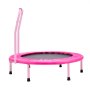 VEVOR Trampolín para Niños para Interiores y Exteriores, Mini Trampolín Plegable con Asa, Trampolín de Rebote para Niños de 3 Años en Adelante, para Niños y Niñas para Divertirse, Rosa, 920 x 805 mm