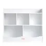 VEVOR  Estantería de Juguetes de Madera para Niños,  Cubrir de Almacenamiento de Madera de 5 Cubículos para Niños para Habitación de Niños, Sala de Juegos, Jardín de Infantes, Guardería, Blanco