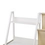 VEVOR Estantería Infantil de 3 Niveles, Estantería 850 x 300 x 755 mm con Soporte para Libros y Bolsa de Almacenamiento, Mueble para Niños para Dormitorio, Habitación Infantil y Salón, Blanco