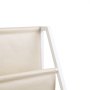 VEVOR Estantería Infantil de 3 Niveles, Estantería 850 x 300 x 755 mm con Soporte para Libros y Bolsa de Almacenamiento, Mueble para Niños para Dormitorio, Habitación Infantil y Salón, Blanco