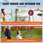 VEVOR 2 Juegos de Arco y Flecha para Niños con Luz LED, 20 Flechas, 2 Pistolas