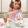 VEVOR Mini Pottery Wheel, 50 mm and 80 mm Turntables, Adjustable Speed, Electric Clay Wheel for Kids and Beginners, Complete Pottery Set with Clay Sculpting Tools, Gift for Boys and Girls, Green