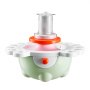 VEVOR Mini Pottery Wheel, 50 mm and 80 mm Turntables, Adjustable Speed, Electric Clay Wheel for Kids and Beginners, Complete Pottery Set with Clay Sculpting Tools, Gift for Boys and Girls, Green