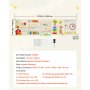 VEVOR Tablero Montessori de Actividades Granja 16 en 1 de Pared para Niños Panel Sensorial con 5 Paneles, Xilófono, Reloj, Engranajes, Cuentas Magnéticas, Cordones y Formas para Guardería, Aula y Casa