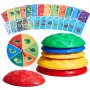 VEVOR 6 PCS Piedras para Escalones de Equilibrio Tortuga Biónica para Niños