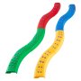VEVOR Balance Beam Stepping Stones, 8 piezas Tablas de equilibrio para niños pequeños Superficie texturizada antideslizante y almohadillas de goma, Juguete Montessori para niños de 2 a 6 años, Desarrolla la coordinación y las habilidades motoras gruesas, Juego en interiores o exteriores