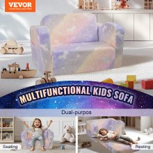 VEVOR Sofá Infantil Reclinable que Brilla en la Oscuridad de 1040 x 580 x 320 mm