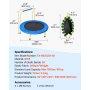 VEVOR Trampolín para Niños Plegable Cama Elástica Interior Exterior 92 cm para Niños Pequeños con Mango de Espuma Ejercicios de Trampolín Recreativos Regalo de Cumpleaños para Niños Más de 3 Años