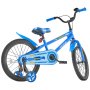 VEVOR Bicicleta Infantil, Bicicleta para Niños de Estilo BMX 1210 x 500 x 780 mm con Ruedas de Entrenamiento, Altura Recomendada del Ciclista de 110 cm - 140 cm para Niños de 5 a 10 Años, Azul