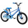 VEVOR Bicicleta Infantil 20 Pulgadas BMX Azul para Niños Niñas de 7-13 Años con Caballete, con Asiento y Manillar Ajustables, Freno Delantero y Tambor Trasero, Portavasos y Cuadro de Acero de Carbono