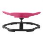 VEVOR Silla Giratoria Infantil Sensorial, Forma de Elefante, hasta 100 kg, con Base Metálica Antideslizante, Favorece la Coordinación, el Equilibrio y la Concentración, Roja, 54 x 54 x 25,5 cm