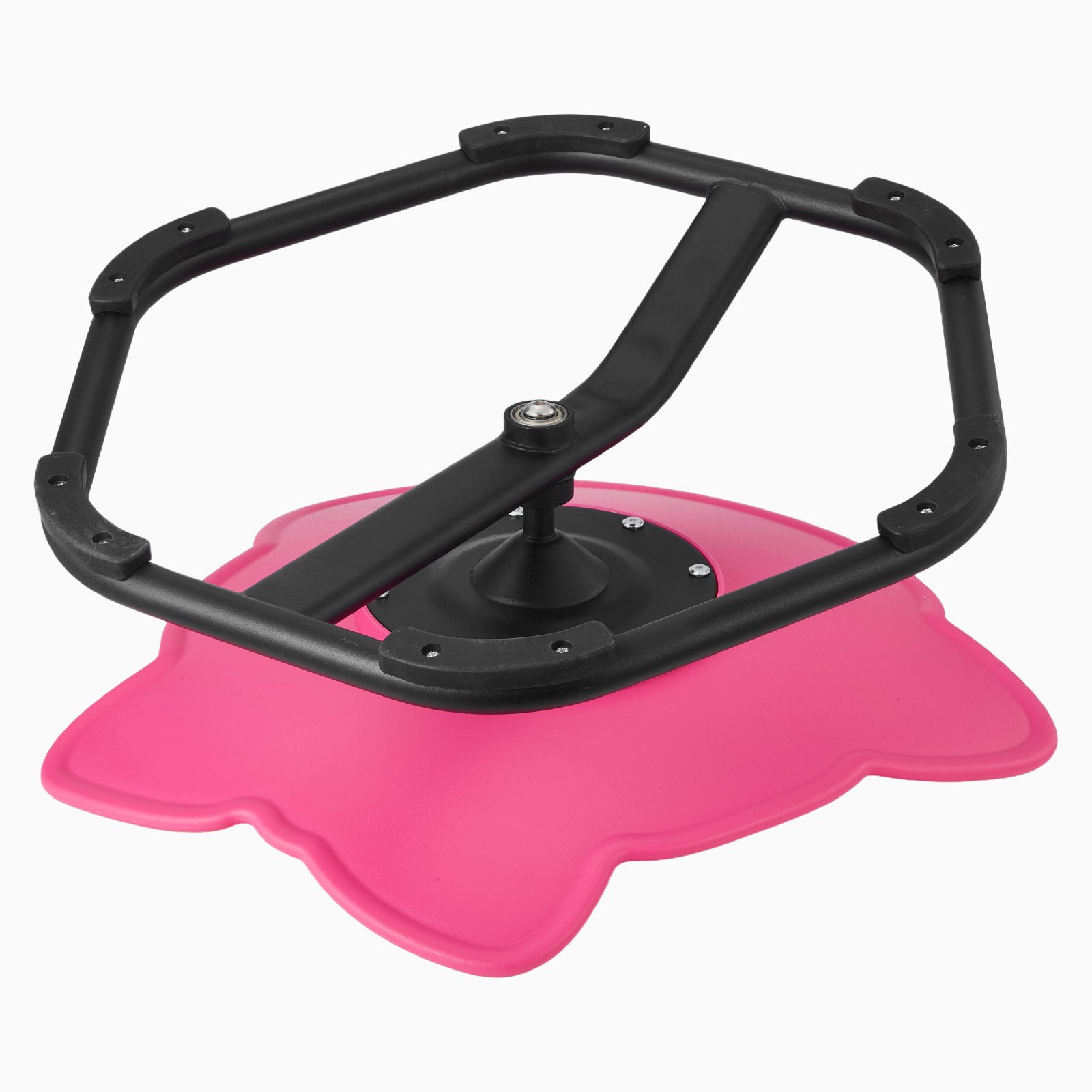 VEVOR Silla Giratoria Infantil Sensorial, Forma de Elefante, hasta 100 kg, con Base Metálica Antideslizante, Favorece la Coordinación, el Equilibrio y la Concentración, Roja, 54 x 54 x 25,5 cm