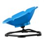 VEVOR Silla Giratoria Infantil Sensorial Cilíndrica, Soporta hasta 100 kg, con Base Metálica Antideslizante, Favorece la Coordinación, el Equilibrio y la Concentración, Azul, 62 x 62 x 47 cm