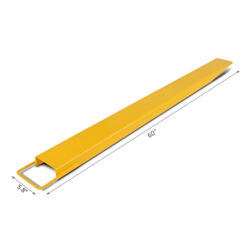 VEVOR Extensiones de Horquilla de Palets de 152cm Horquillas para Carretilla Elevadora Amarillas