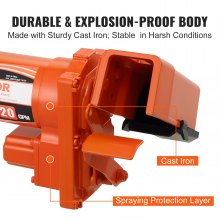 VEVOR Bomba de Transferencia de Combustible 20 GPM 12 V para Gasolina, Diésel