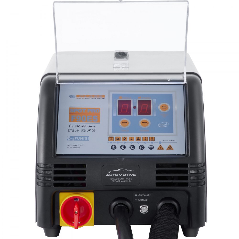 VEVOR Soldador de Reparación de Automóviles Abolladuras Coche 3,500A Soldadura Eléctrica 0,6-1,2 mm Máquina de Reparación de Carrocería Automática