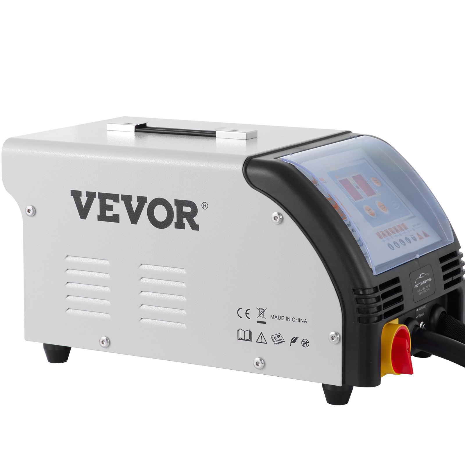 VEVOR Soldador de Reparación de Automóviles Abolladuras Coche 3,500A Soldadura Eléctrica 0,6-1,2 mm Máquina de Reparación de Carrocería Automática