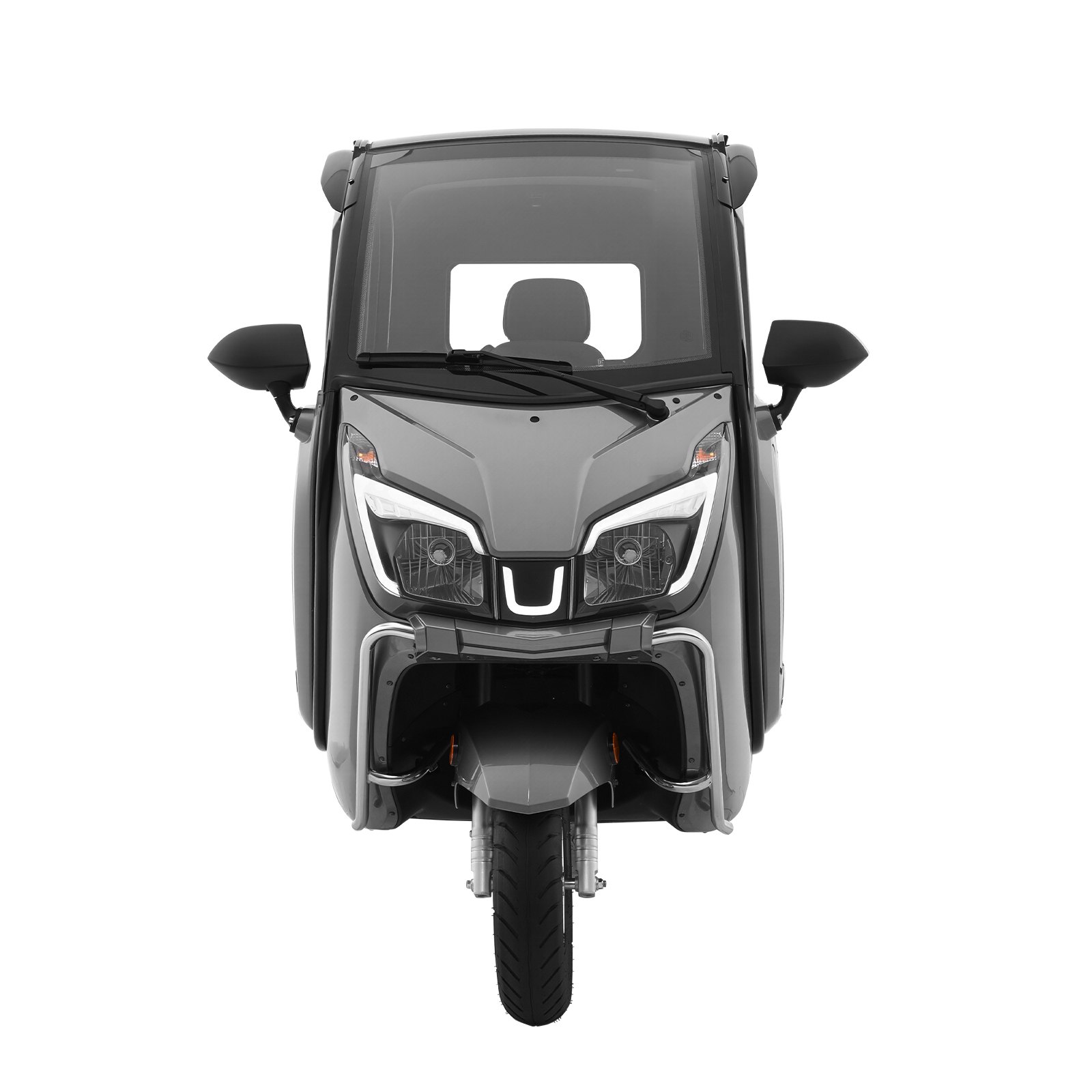 VEVOR Patinete Eléctrico de Movilidad 3 Ruedas para Personas Mayores, 1500 W, 295 kg de Carga, 60 km de Autonomía, Desbloqueo Remoto, Todoterreno, Velocidad Máxima 25 km/h, 2050 x 1100 x 1640 mm