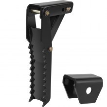 VEVOR Accesorios para pulgar de retroexcavadora 36" abrazadera para pulgar de soldadura extrema en retroexcavadora dientes de 12,7 mm placa de acero gruesa ensamblaje de 16 mm diseño atornillado