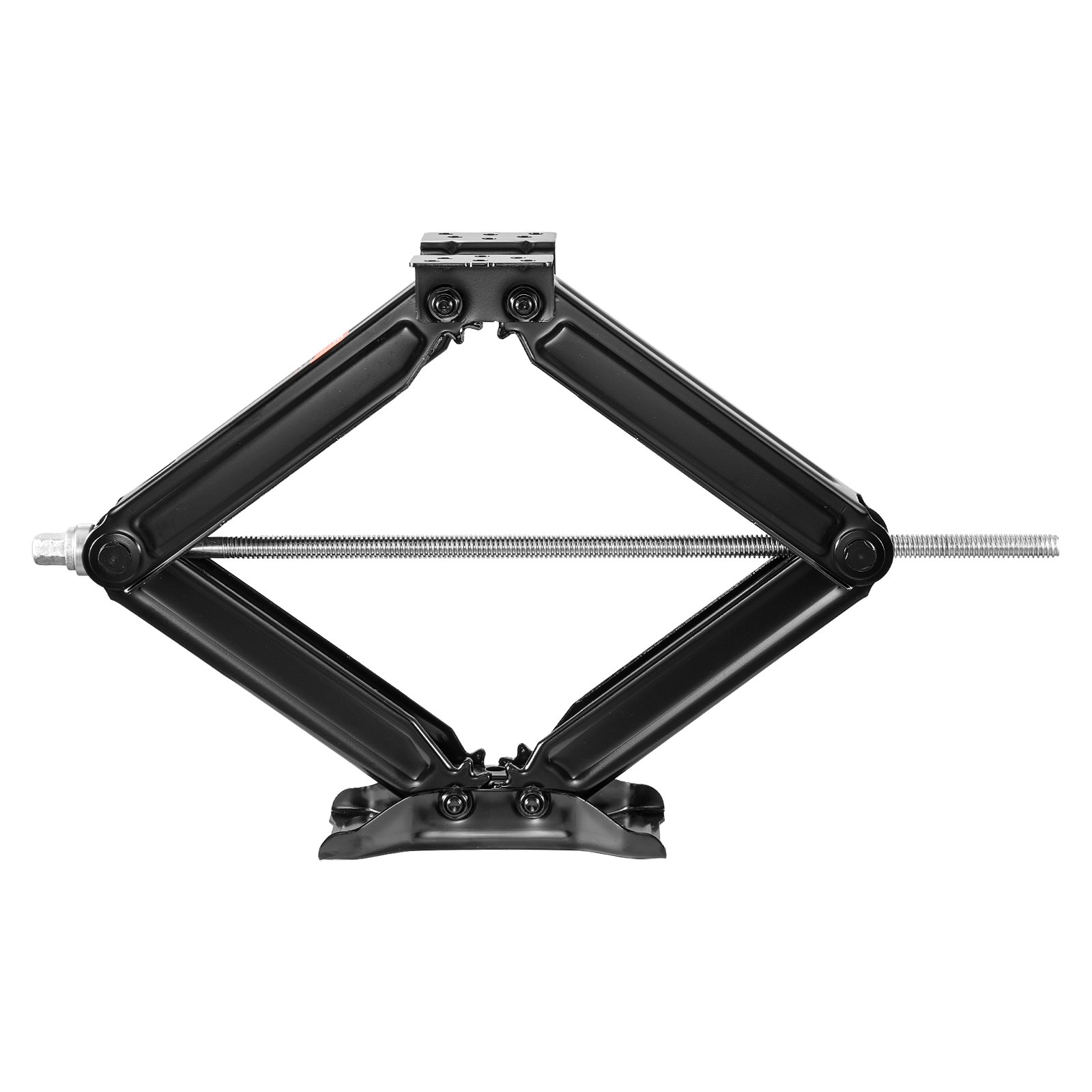 VEVOR Gatos de Tijera de 2277 kg para Autocaravanas, 2 uds, con Manivela, Nivel de Burbuja y Enchufe, no Se Doblan ni Deforman Fácilmente, 665 x 182 x 103 mm, Rango de Elevación de 10 a 60 cm