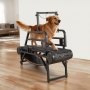 VEVOR Cinta de Correr para Perros Medianos Grandes sin Motor 190 x 56 x 145 cm, Soporte 199,58 kg, Máquina de Ejercicio Interior Perros, Altura de Inclinación de 15 cm, con Rampa Ajustable y Ruedas
