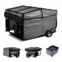 VEVOR Funda para Generador Impermeable, Ajuste Universal, para la Mayoría de Generadores de 3500 a 12000 W, con Tela Oxford 420D Resistente y Gruesa Malla de PVC, Color Gris, 865 x 657 x 535 mm