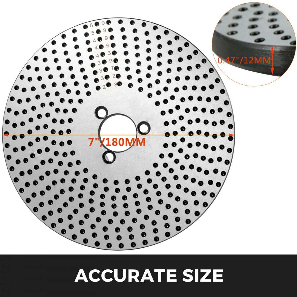 Placa Divisoria Placa Indexadora Dp-2 180mm Para Mesas Giratorias Hv-8/10/12/14