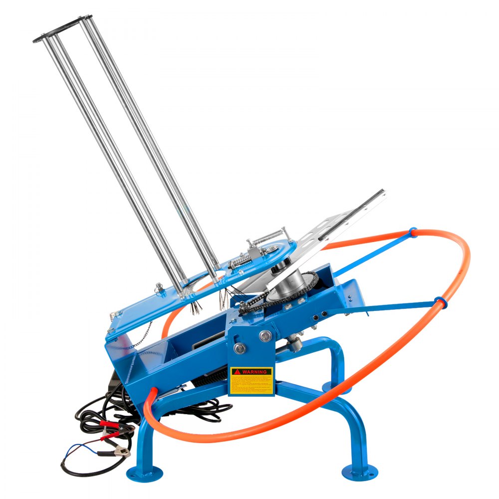 VEVOR Lanzador de Paloma Arcilla 23KG Lanzador de Tiro al Plato Automático 98CM Tiro al Plato Capacidad de 50 Objetivos Lanzaplatos Caza Máquina Tiro Plato Azul sin Ruedas