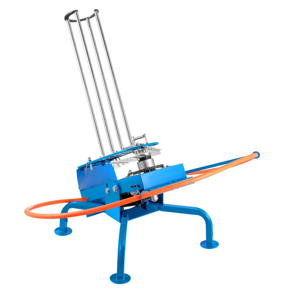 VEVOR Lanzador de Paloma Arcilla 23KG Lanzador de Tiro al Plato Automático 98CM Tiro al Plato Capacidad de 50 Objetivos Lanzaplatos Caza Máquina Tiro Plato Azul sin Ruedas
