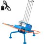 VEVOR Lanzador de Paloma Arcilla 23KG Lanzador de Tiro al Plato Automático 98CM Tiro al Plato Capacidad de 50 Objetivos Lanzaplatos Caza Máquina Tiro Plato Azul sin Ruedas