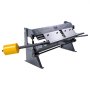 VEVOR Box and Pan Brake, 610 mm Sheet Metal Bending Brake,16-Gauge Mild Steel Capacity, 0-135 Degree Adjustable, Metal Bender Machine with 5 Fingers, Heavy-Duty Aluminum Folder for Precise Bending